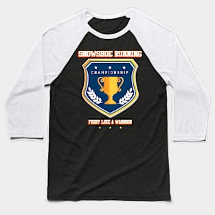 Snowshoe running Baseball T-Shirt